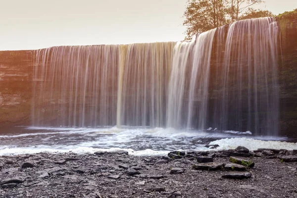 Wodospad Jagala w parku narodowym Lahemaa — Zdjęcie stockowe