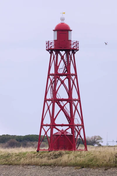 Den Oever Lighthouse — Stok fotoğraf
