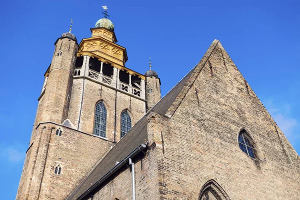 Церкви в Старому місті Брюгге — стокове фото