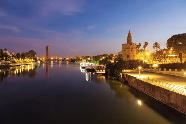 Golden Tower i Sevilla - Stock-foto