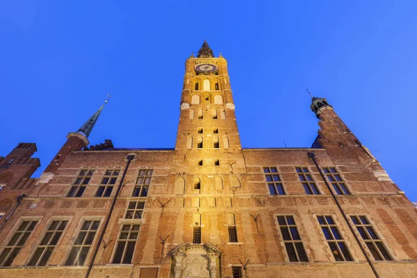 Huvudsakliga rådhuset i gdansk — Stockfoto