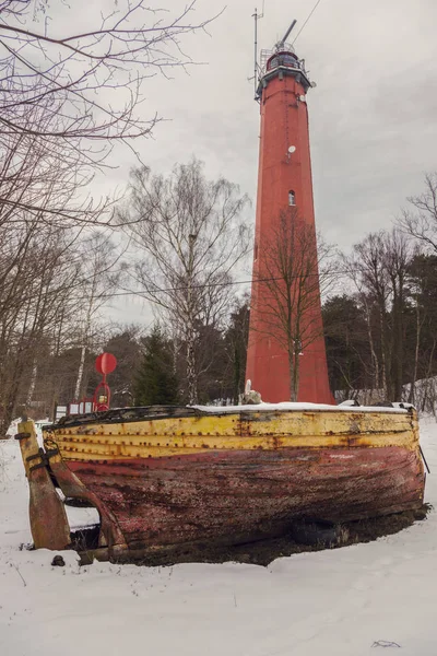 Vuurtoren in Hel — Stockfoto