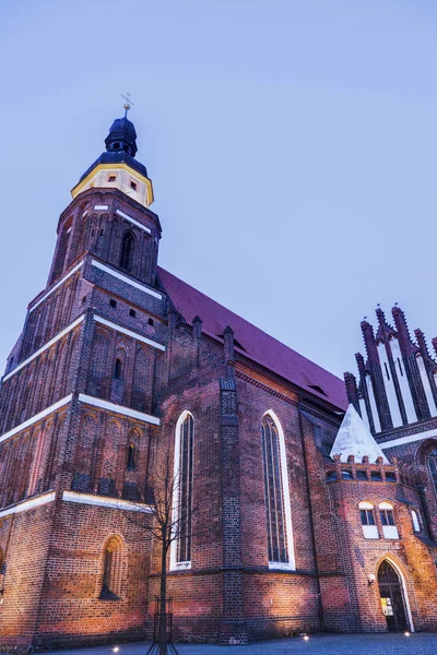 St. Nikolai Church in Cottbus — Stok fotoğraf