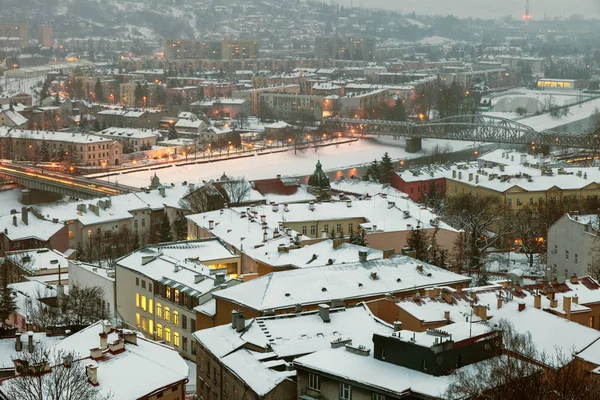 San River em Przemysl — Fotografia de Stock