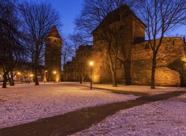 St sümbül kule Gdansk geceleri