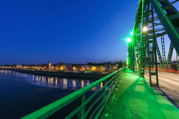 Rydz Smigly Bridge in Wloclawek — Stock Photo, Image