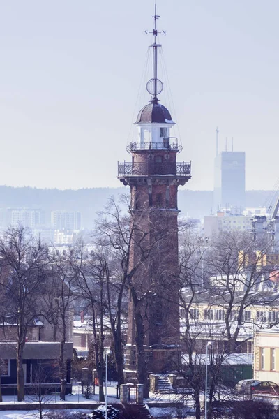 Leuchtturm in Danzig — Stockfoto