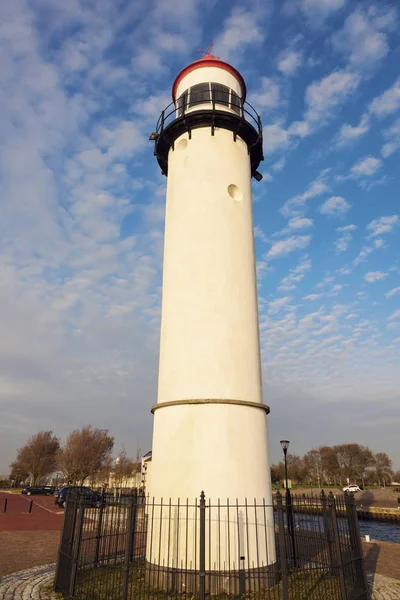 Hellevoetsluis maják v Nizozemsku — Stock fotografie