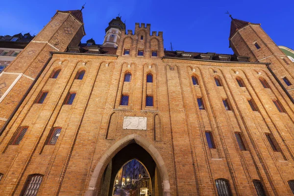 Rua Santa Maria em Gdansk — Fotografia de Stock