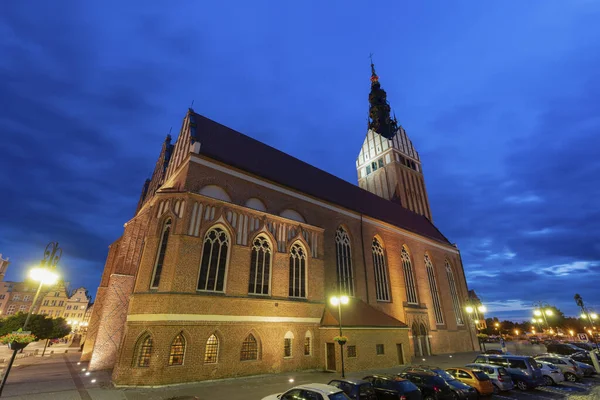 St. nicholas domkyrkan i elblag — Stockfoto