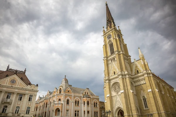 Ім'я Мері церкви в нові-саді — стокове фото