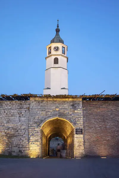 Sahat Tower in Kalemegdan Fortress — Stock Photo, Image