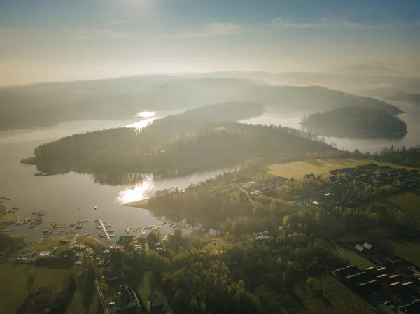 Panorama des Polanczyk-Gebiets — Stockfoto