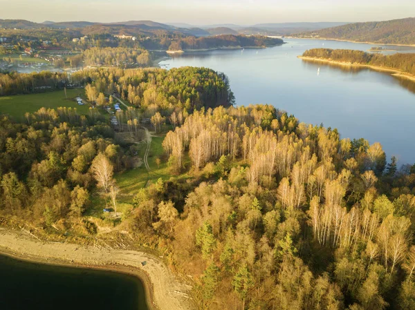 Panorama da área de Polanczyk — Fotografia de Stock