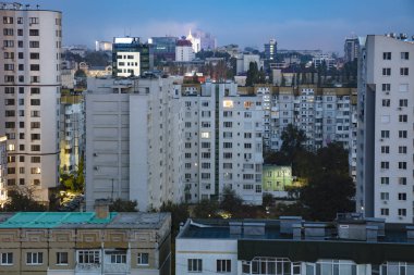 Chisinau 'nun hava manzarası