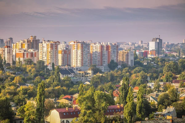 Panorama lotnicza Kiszyniowa — Zdjęcie stockowe