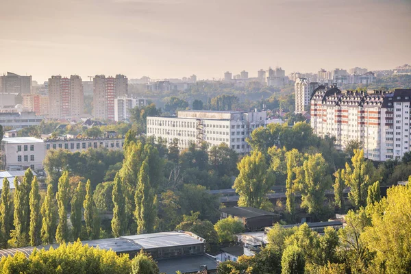 Panorama lotnicza Kiszyniowa — Zdjęcie stockowe