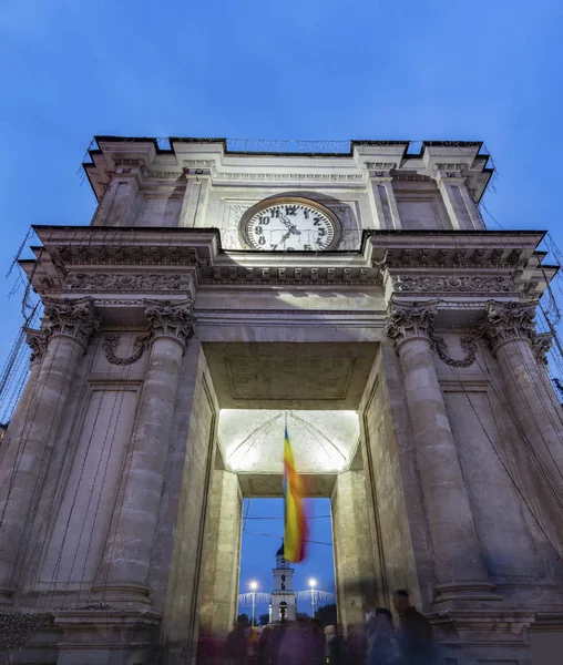 Arco triunfal em chisinau — Fotografia de Stock