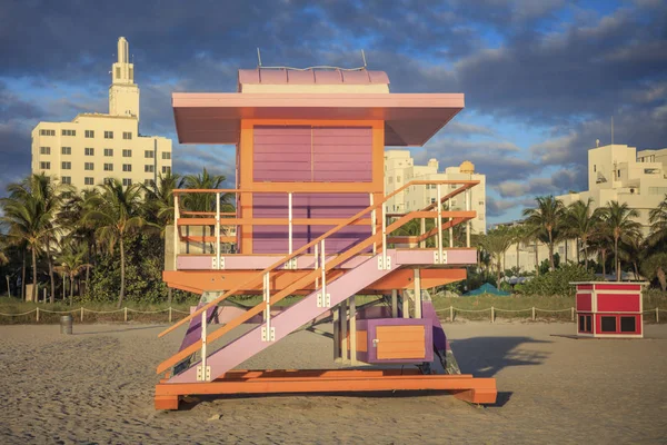 Cabina di salvataggio a Miami Beach — Foto Stock