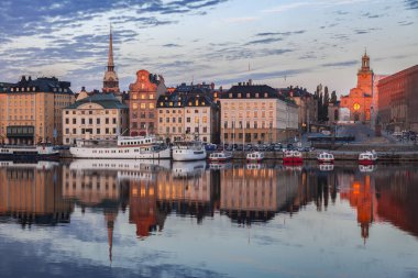 Gamla Stan - eski şehir Stockholm