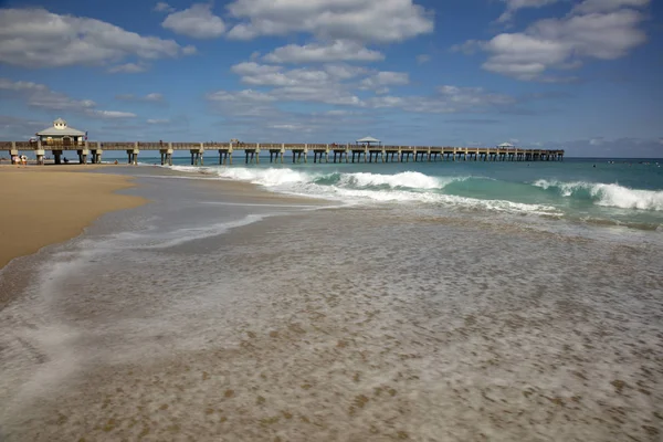 Cais de praia juno — Fotografia de Stock