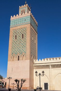 Marakeş'te Kasbah Camii. Marrakesh, Marrakesh-Safi, Fas.