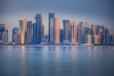 Doha mimarisi. Doha, ad-Dawhah, Katar.