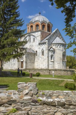 Sırbistan 'daki Studenica Manastırı. Studenica, Krallık, Sırbistan.