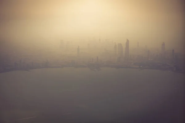 Luchtfoto Panorama Van Koeweit Kuwait City Koeweit — Stockfoto