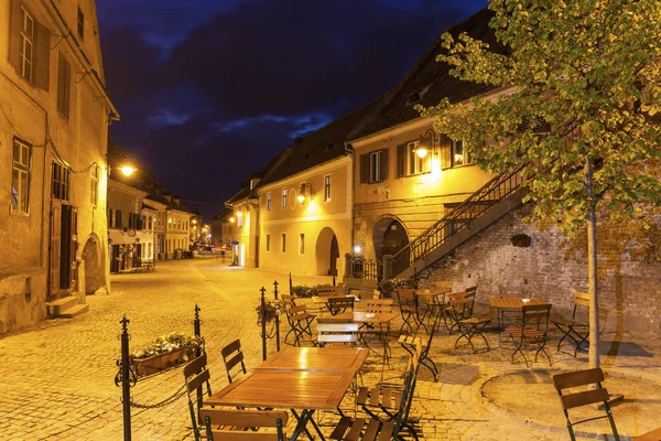 Gamla Stan Sibiu Sibiu Sibiu Län Rumänien — Stockfoto