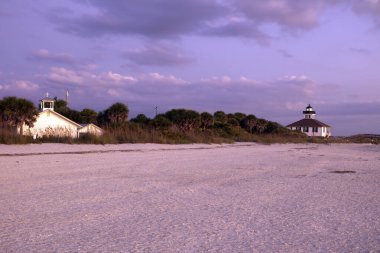 Port Boca Grande Deniz Feneri. Boca Grande, Florida, Usa.