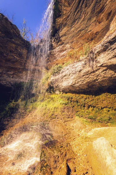 Tipova Watervallen Tipova Moldavië — Stockfoto