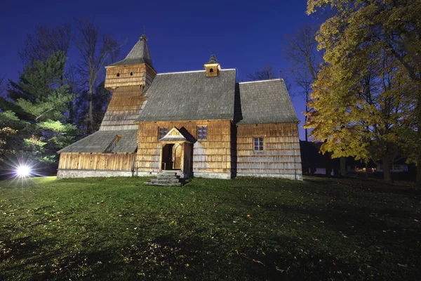 グライヴァルトの聖マーティン教会の木造教会 グライヴァルト 小ポーランド ポーランド — ストック写真