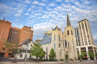 Peoria 'daki kilise. Peoria, Illinois, ABD.
