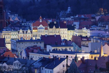 Walbrzych 'in mimarisi. Walbrzych, Lower Silesia, Polonya.