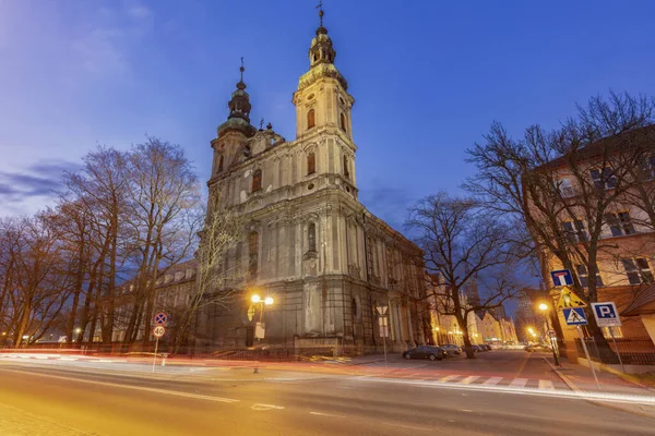 Kościół Piotra Pawła Nysie Nysa Opole Polska — Zdjęcie stockowe