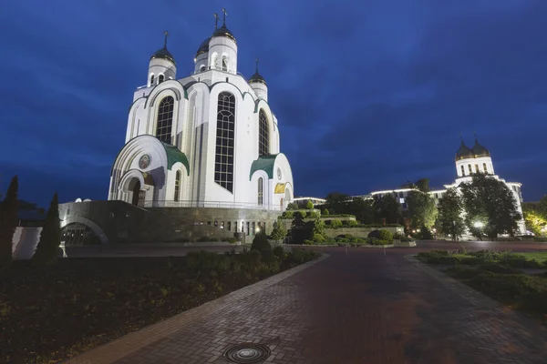 Catedral Cristo Salvador Praça Vitória Kaliningrado Kaliningrado Oblast Kaliningrado Rússia — Fotografia de Stock