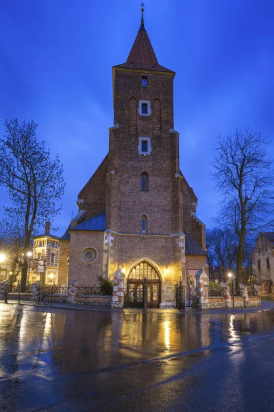 克拉科夫的圣十字教堂波兰 小波兰 克拉科夫 — 图库照片