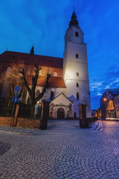 Igreja São Jorge Dzierzoniow Dzierzoniow Baixa Silésia Polónia — Fotografia de Stock