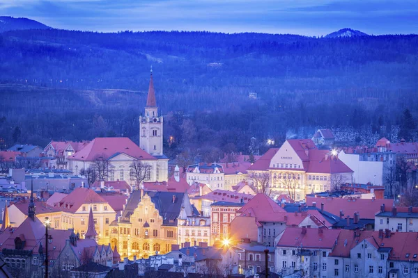 Architektura Walbrzychu Walbrzych Dolní Slezsko Polsko — Stock fotografie