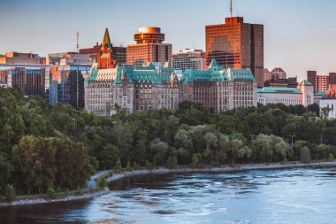 Ottawa 'nın mimarisi. Ottawa, Ontario, Kanada.