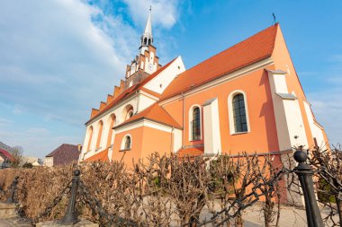 Niemodlin 'deki kilise. Niemodlin, Opole, Polonya.