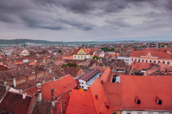 stock image Old Town of Sibiu. Sibiu, Sibiu County, Romania.