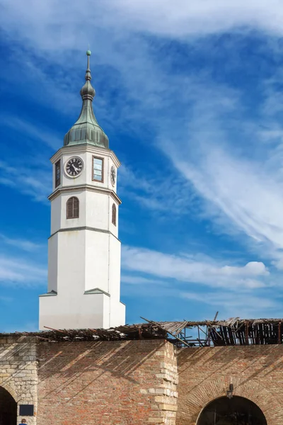 Torre Sahat Nella Fortezza Kalemegdan Belgrado Belgrado Serbia — Foto Stock