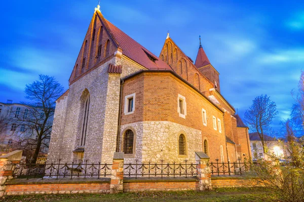 Церковь Святого Креста Кракове Мбаппе Лам Польша Польша — стоковое фото