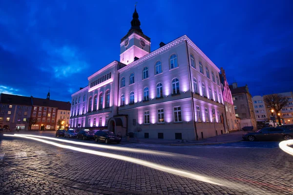 Het Stadhuis Van Dzierzoniow Dzierzoniow Neder Silezië Polen — Stockfoto