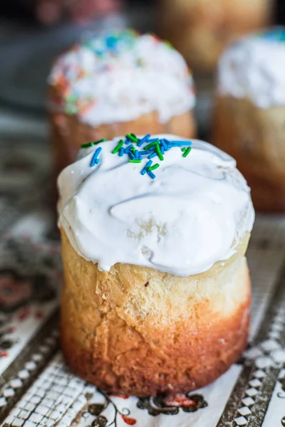 Deliziosa Torta Pasqua Festiva Feste Rinfreschi — Foto Stock