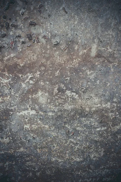 Vieux Mur Sombre Béton Une Maison Ruine Avec Des Rayures — Photo