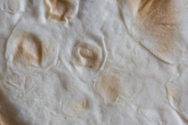 Pişirmek için taze pita ekmeği dokusu