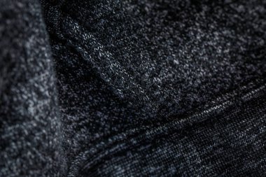 Giysi ve dekor için kalın siyah beyaz kumaş